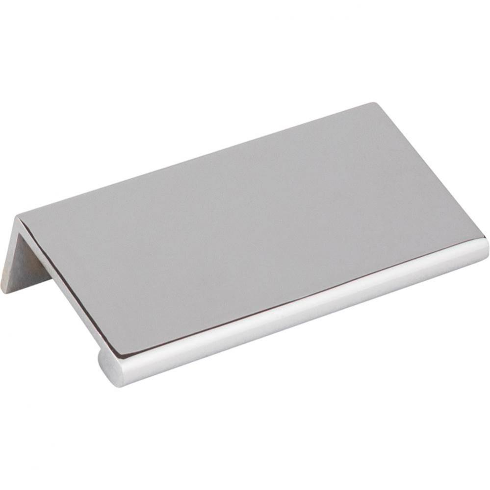 3'' Overall Length Polished Chrome Edgefield Cabinet Tab Pull