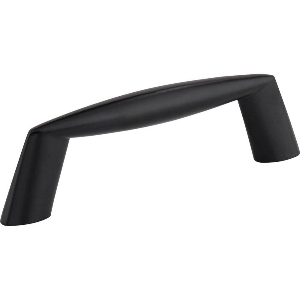 3'' Center-to-Center Matte Black Zachary Cabinet Pull