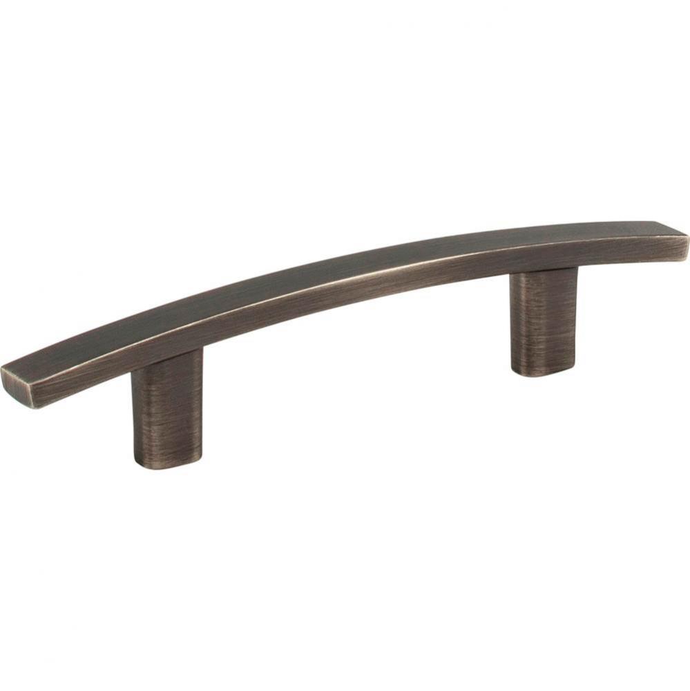 3'' Center-to-Center Brushed Pewter Square Thatcher Cabinet Bar Pull