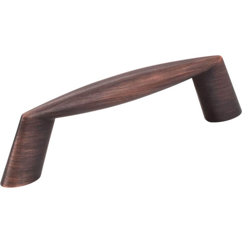 3'' Center-to-Center Brushed Oil Rubbed Bronze Zachary Cabinet Pull
