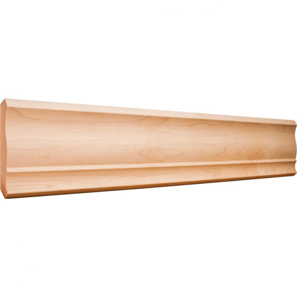 3/4'' D x 4-1/2'' H Poplar Standard Crown Moulding