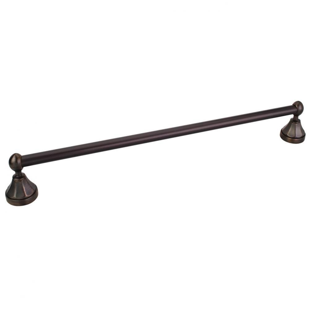 Newbury Brushed Oil Rubbed Bronze 24'' Single Towel Bar- Retail Packaged