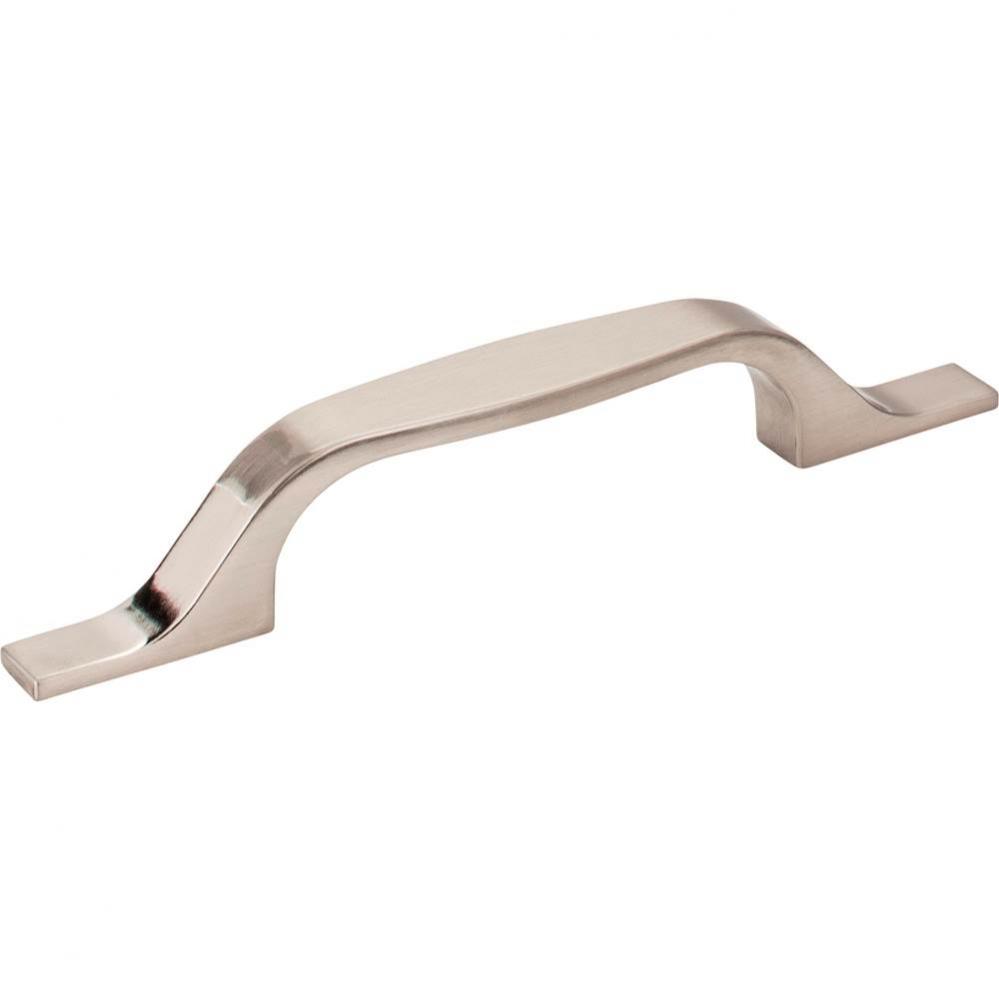 96 mm Center-to-Center Satin Nickel Square Cosgrove Cabinet Pull