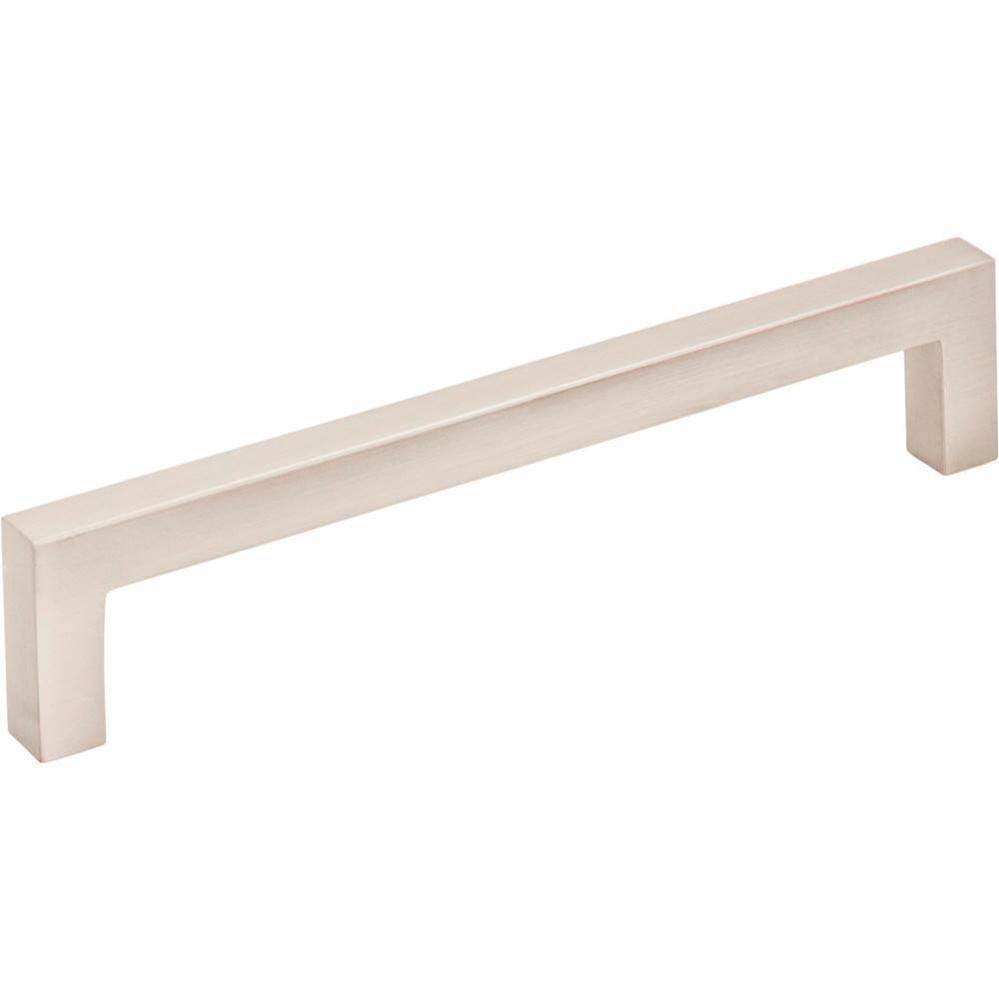 128 mm Center-to-Center Satin Nickel Square Stanton Cabinet Bar Pull