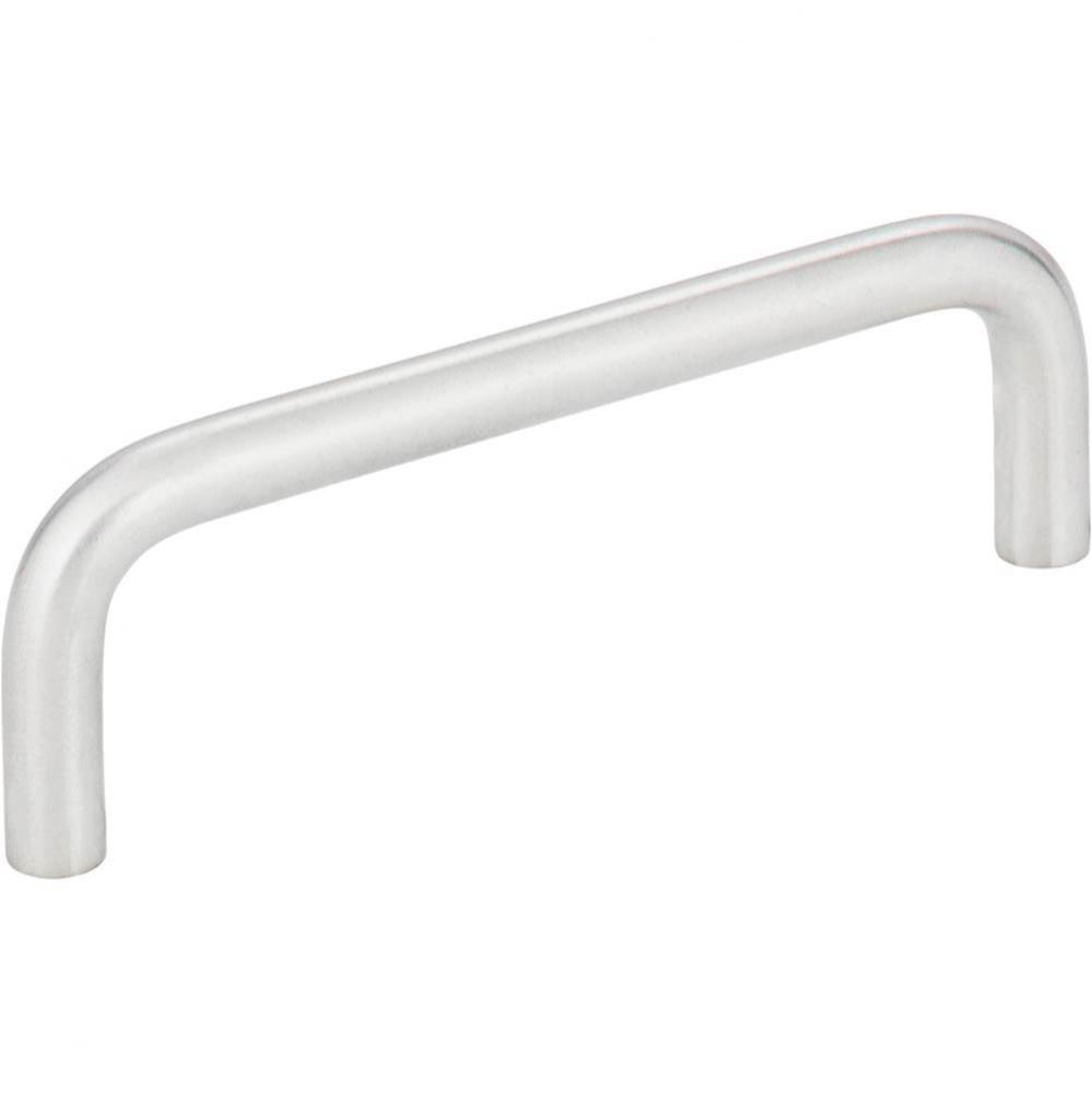 3-1/2'' Center-to-Center Brushed Chrome Torino Cabinet Wire Pull
