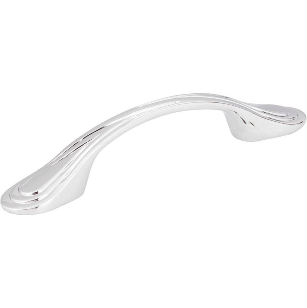 3'' Center-to-Center Polished Chrome Westbury Cabinet Pull