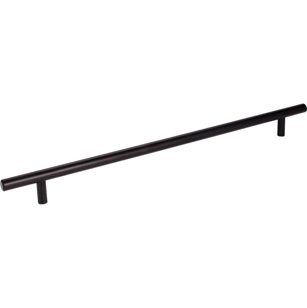 319 mm Center-to-Center Matte Black Naples Cabinet Bar Pull