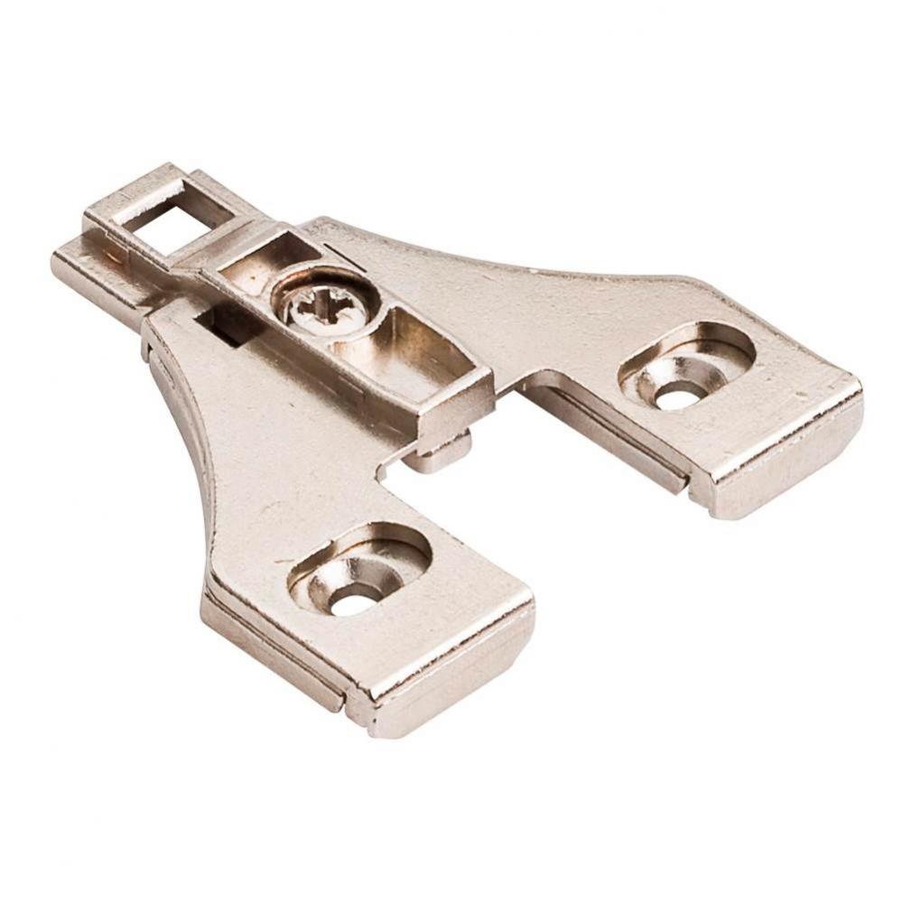 Heavy Duty 0 mm Cam Adj Zinc Die Cast Plate Recommended for 125 degree Hinge for 500 Series Euro H