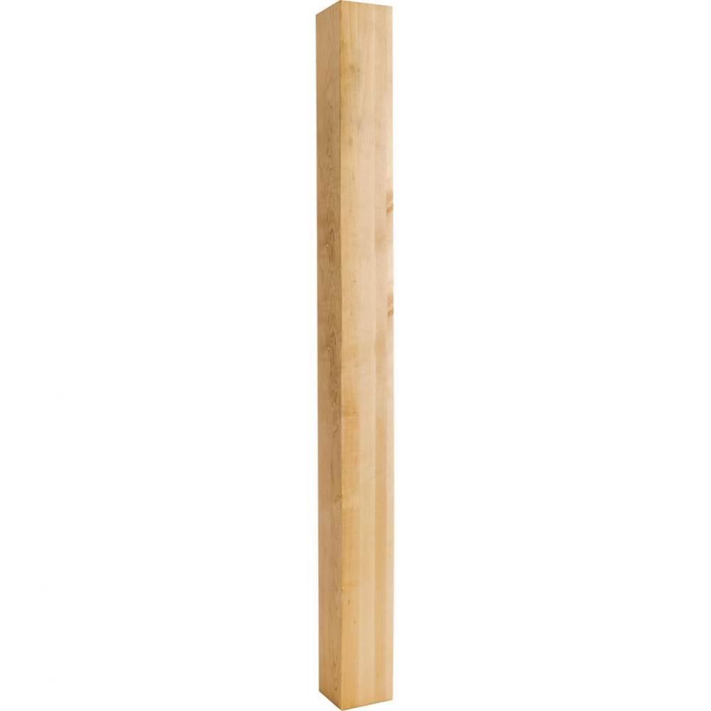 3-1/2'' W x 3-1/2'' D x 42'' H Oak Square Post