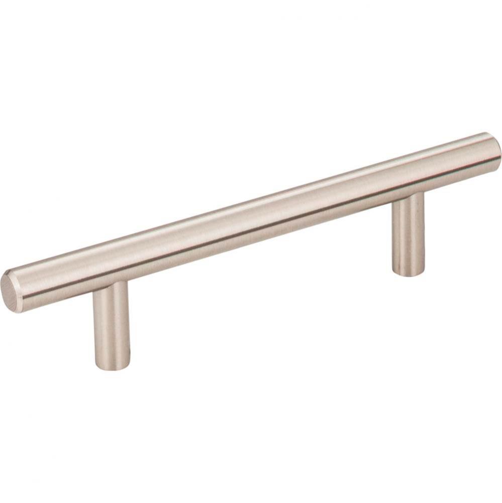 96 mm Center-to-Center Satin Nickel Naples Cabinet Bar Pull