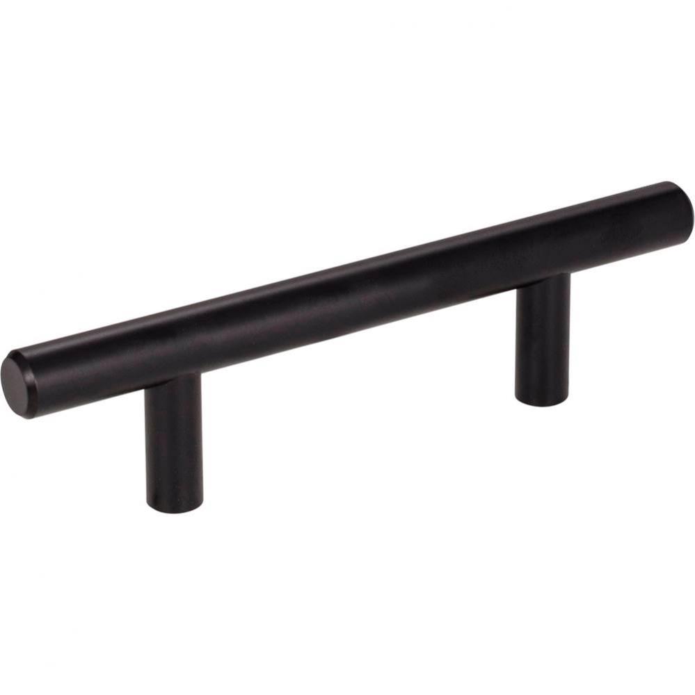 3'' Center-to-Center Matte Black Naples Cabinet Bar Pull