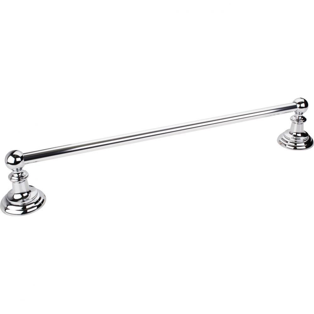 Fairview Polished Chrome 18'' Single Towel Bar - Contractor Packed