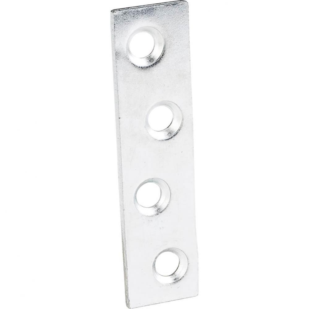 2-3/16'' x 5/8'' Zinc Plated Steel Mending Plate