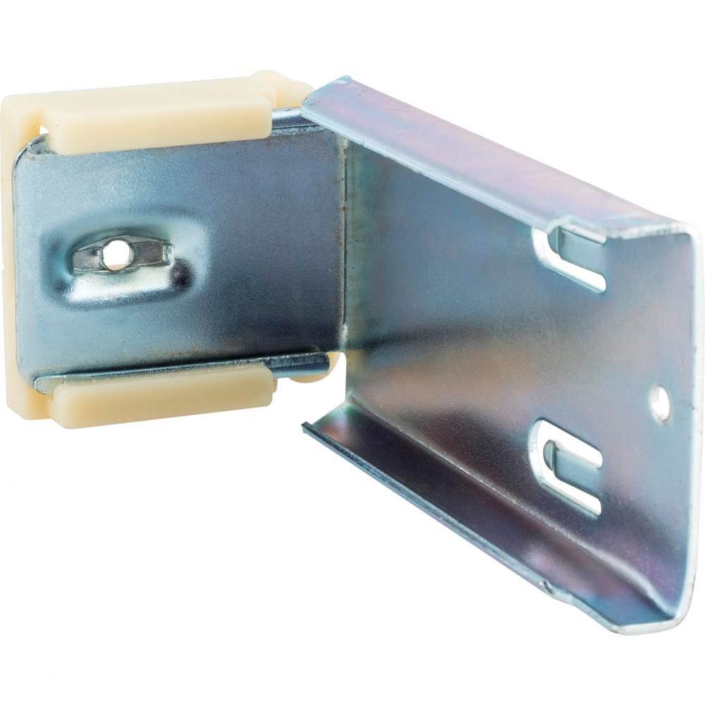 Rear Mounting Bracket with 10 mm Plastic Dowels for Soft-close Ball Bearing Slides