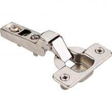 Hardware Resources 500.0279.75 - 110 degree Partial Overlay Screw Adjustable Standard Duty Hinge with Press-in 8 mm Dowels