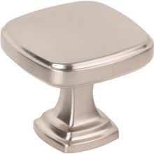 Hardware Resources 782SN - 1-3/8'' Overall Length Satin Nickel Fontana Cabinet Knob