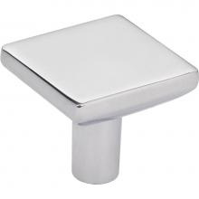 Hardware Resources 827PC - 1-1/4'' Overall Length Polished Chrome Walker 1 Square Knob