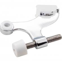 Hardware Resources DS01-PC - Hinge Pin Door Stop with Self-Adjusting Pad - Polished Chrome