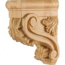 Hardware Resources CORE-2-HMP - 3'' W x 6'' D x 8'' H Hard Maple Acanthus Corbel