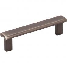 Hardware Resources 183-96BNBDL - 96 mm Center-to-Center Brushed Pewter Square Park Cabinet Pull