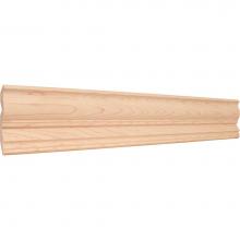 Hardware Resources SC19POP - 7/8'' D x 4-1/8'' H Poplar Standard Crown Moulding