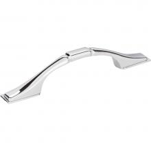 Hardware Resources 937-3PC - 3'' Center-to-Center Polished Chrome Square Hammond Cabinet Pull