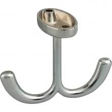 Hardware Resources YD20-156PC - 1-9/16'' Polished Chrome Double Prong Ceiling Mounted Hook