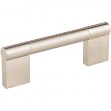 Hardware Resources 645-96SN - 96 mm Center-to-Center Satin Nickel Knox Cabinet Bar Pull