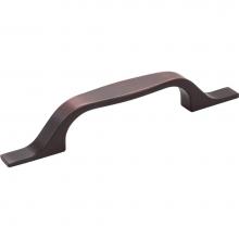 Hardware Resources 382-96DBAC - 96 mm Center-to-Center Brushed Oil Rubbed Bronze Square Cosgrove Cabinet Pull