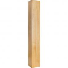 Hardware Resources P42-5RW - 5'' W x 5'' D x 35-1/2'' H Rubberwood Square Post