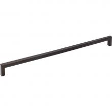 Hardware Resources 625-320MB - 320 mm Center-to-Center Matte Black Square Stanton Cabinet Bar Pull