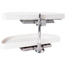 Hardware Resources HMLS-P-3212 - 32'' Plastic Half-Moon Lazy Susan