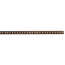 Hardware Resources TRK01-96BRN - 96'' Brown Single-Track Shelf Standard