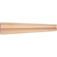 Hardware Resources RC2POP - 5/8'' D x 2-3/4'' H Poplar Rope Crown Moulding