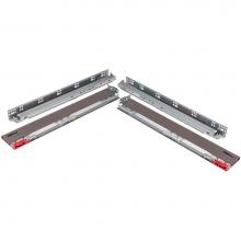 Hardware Resources MDB500-185-21GR - 21'' Deep x 7-1/4'' High DURA-CLOSE  Metal Drawer Box System, incorporates USE