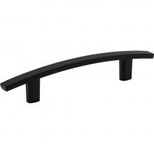 Hardware Resources 859-96MB - 96 mm Center-to-Center Matte Black Square Thatcher Cabinet Bar Pull