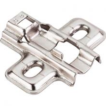 Hardware Resources 600.1233.05 - Standard Duty 0 mm Non-Cam Adjustable Steel Plate for 700, 725, 900 and 1750 Series Euro Hinges
