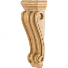 Hardware Resources CORN-2CH - 3-1/16'' W x 2'' D x 8'' H Cherry Scrolled Corbel