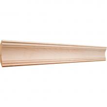 Hardware Resources MC9POP - 3/4'' D x 3-1/4'' H Poplar Ogee Cove Crown Moulding