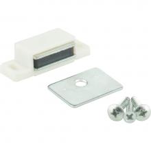 Hardware Resources KFCMS-A-WH2 - Single Magnetic Catch, 2-pack