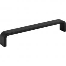 Hardware Resources 193-160MB - 160 mm Center-to-Center Matte Black Square Asher Cabinet Pull