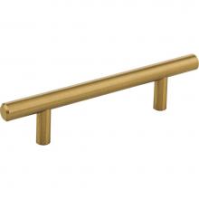 Hardware Resources 156SBZ - 96 mm Center-to-Center Satin Bronze Naples Cabinet Bar Pull