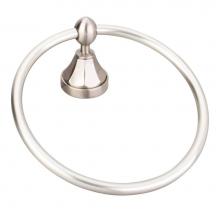 Hardware Resources BHE3-06SN - Newbury Satin Nickel Towel Ring - Contractor Packed