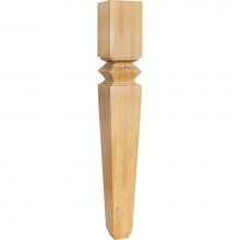 Hardware Resources P34-5ALD - 5'' W x 5'' D x 42'' H Alder Diamond Tapered Post