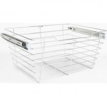Hardware Resources POB1-142911CH - Closet Pullout Basket 14 InchD x 29 InchW x 11 InchH.  Heavy Duty Wire Construction and 100 lb Rat