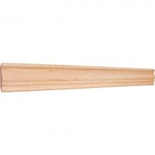 Hardware Resources SC3OK - 11/16'' D x 2-5/8'' H Oak Standard Crown Moulding