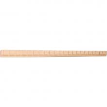 Hardware Resources DEN19OK - 1/2'' D x 3/4'' H Oak Dentil Moulding