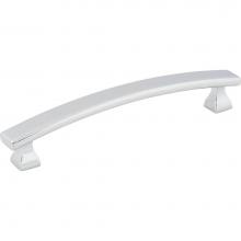 Hardware Resources 449-128PC - 128 mm Center-to-Center Polished Chrome Square Hadly Cabinet Pull