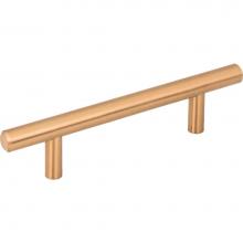 Hardware Resources 136SBZ - 3'' Center-to-Center Satin Bronze Naples Cabinet Bar Pull
