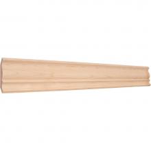 Hardware Resources SC1POP - 3/4'' D x 3-1/4'' H Poplar Decorative Crown Moulding